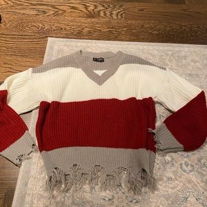 Zaful striped Sweater